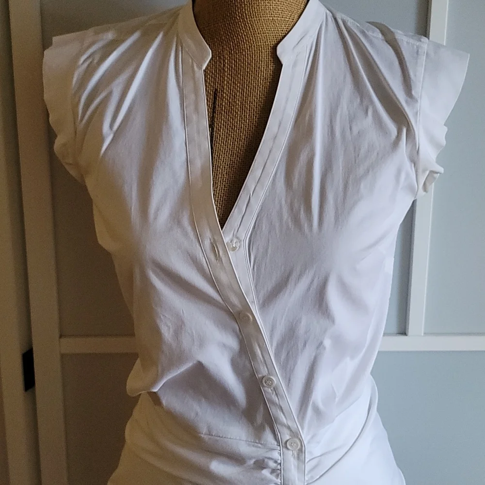 Veronica Beard Ruched Shirtdress - Picture 10 of 16